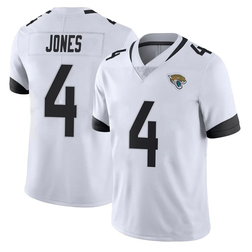 J.Jaguars #4 Jarrian Jones Player White Vapor Untouchable Limited Home Game Odoa Stitched Jerseys