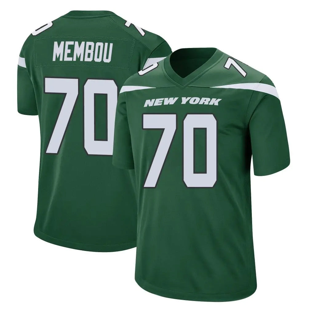 NY.Jets #70 Armand Membou Player Green Home Game Odoa Stitched Jerseys