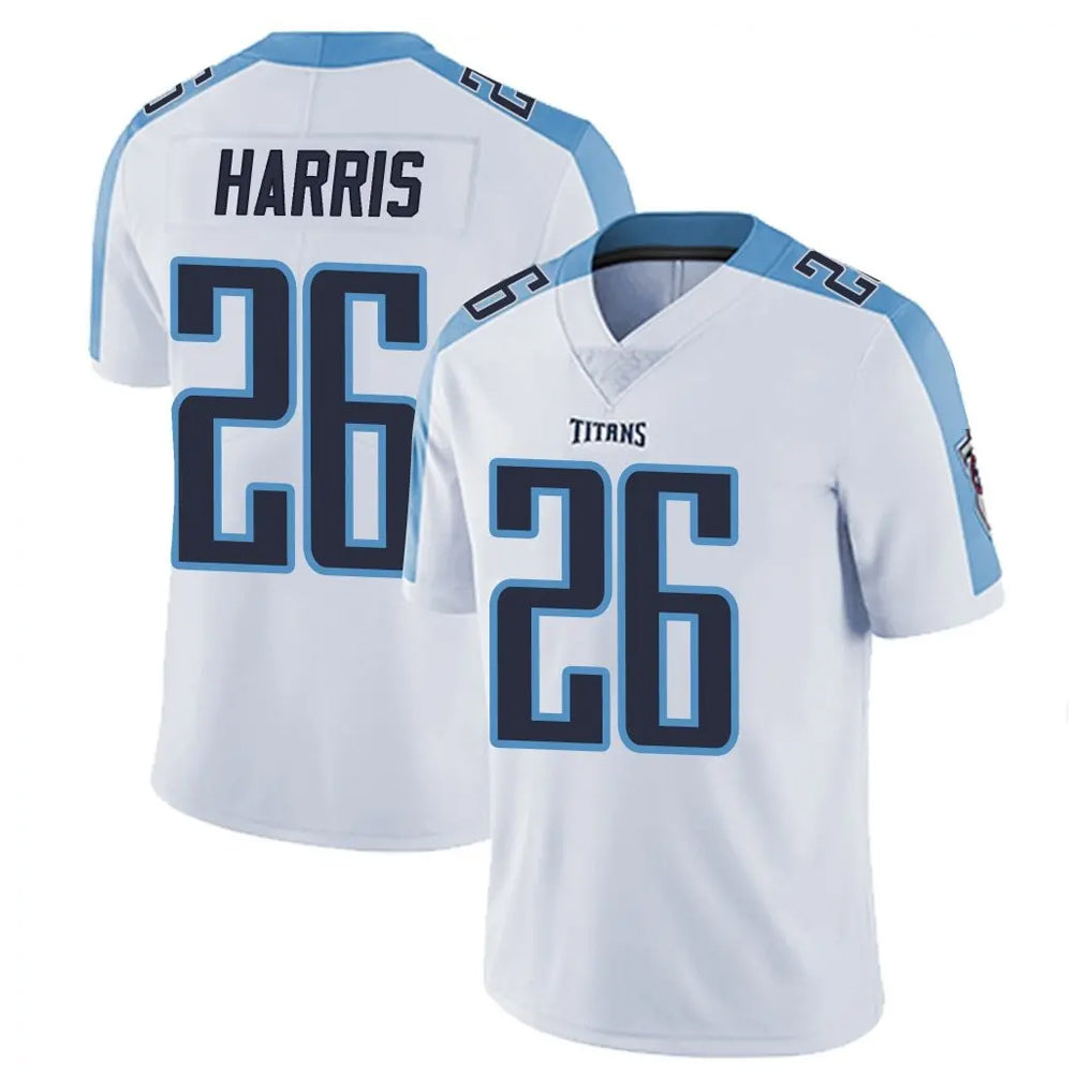 T.Titans #26 Marcus Harris Player White Limited Vapor Untouchable Home Game Odoa Stitched Jerseys