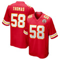 KC.Chiefs #58 Derrick Thomas Player Red Home Game Odoa Stitched Jerseys