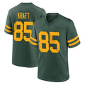GB.Packers #85 Tucker Kraft Player Green Alternate Home Game Odoa Stitched Jerseys