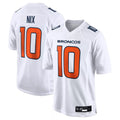 D.Broncos #10 Bo Nix Player White Fashion Limited Game Odoa Stitched Jerseys