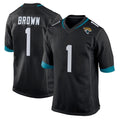 J.Jaguars #1 Montaric Brown Player Black Home Game Odoa Stitched Jerseys