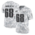 P.Eagles #68 Jordan Mailata Player Arctic Camo Salute to Service Limited Game Odoa Stitched Jerseys