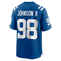 Odoa IN.Colts #98 Eric Johnson II Royal Team Game Jersey