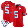 H.Texans #5 Jalen Pitre Player Red 2026 Rivalries Vapor Limited Home Game Odoa Stitched jerseys