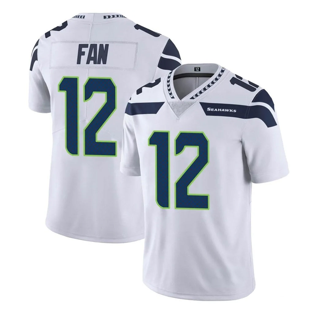 S.Seahawks #12 12th Fan Player White Limited Vapor Untouchable Home Game Odoa Stitched Jerseys