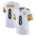 P.Steelers #8 Aaron Rodgers Player White Limited Vapor Untouchable Home Game Odoa Stitched Jerseys