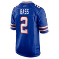 Odoa B.Bills #2 Tyler Bass Royal Game Player Jersey