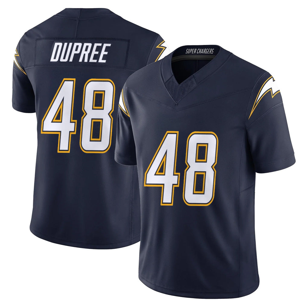 LA.Chargers #48 Bud Dupree Player Navy Vapor F.U.S.E. Limited Home Game Odoa Stitched Jerseys