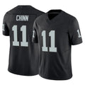 LV.Raiders #11 Jeremy Chinn Player Black Limited Vapor F.U.S.E. Home Game Odoa Stitched Jerseys