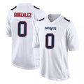 NE.Patriots #0 Christian Gonzalez Player White Fashion Limited Home Game Odoa Stitched Jerseys