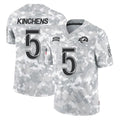 LA.Rams #5 Kamren Kinchens Player Arctic Camo Salute To Service Limited Game Odoa Stitched Jerseys