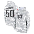 C.Bears #50 Grady Jarrett Player Arctic Camo Salute to Service Pullover Hoodies Limited Odoa Stitched Jerseys