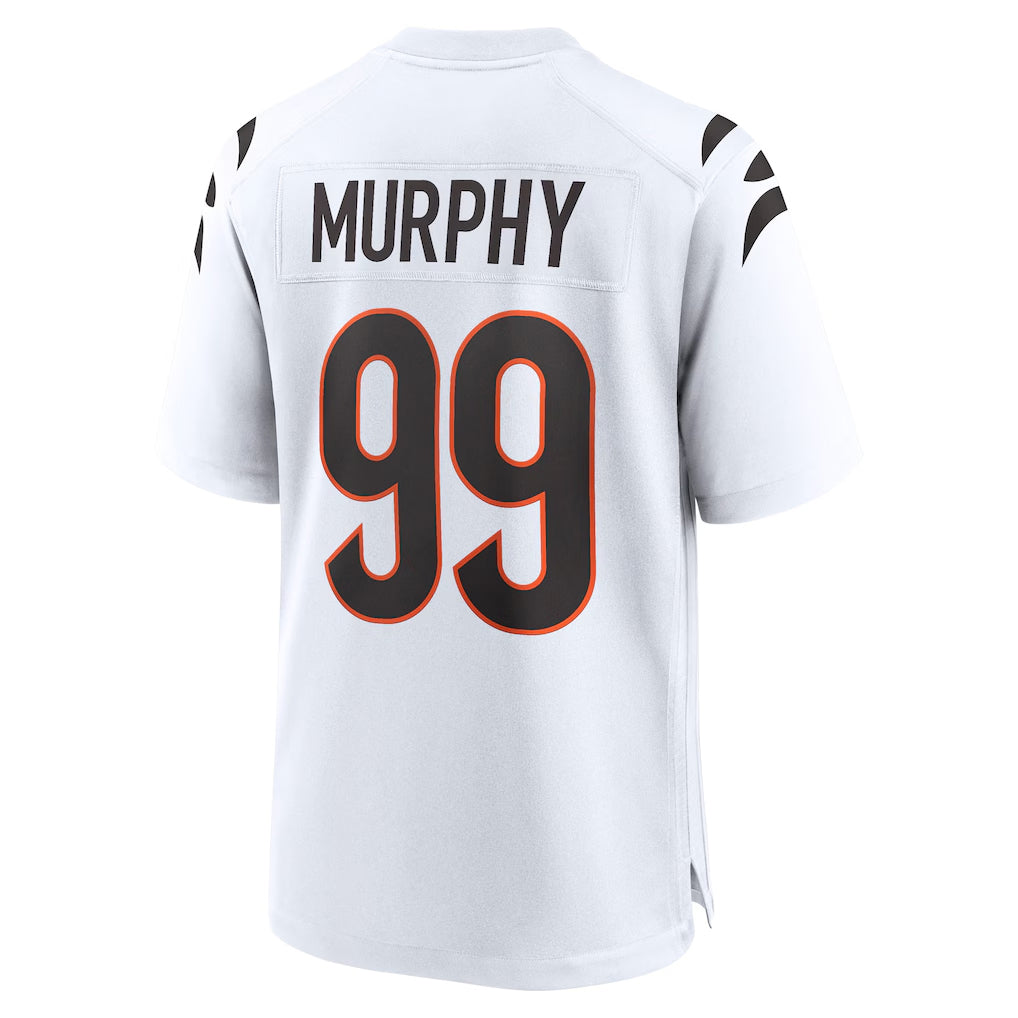 C.Bengals #99 Myles Murphy Player White Home Game Odoa Stitched Jerseys