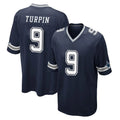 D.Cowboys #9 KaVontae Turpin Player Navy Home Game Odoa Stitched Jerseys