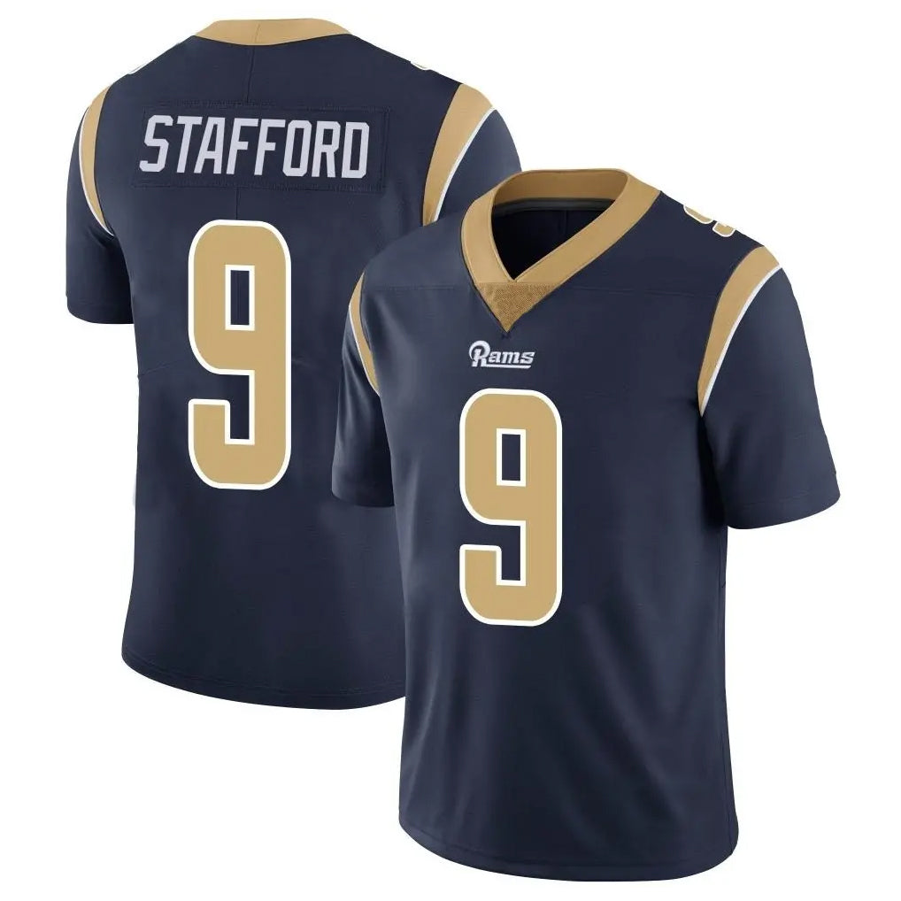 LA.Rams #9 Matthew Stafford Player Navy Limited Vapor Untouchable Home Game Odoa Stitched Jerseys