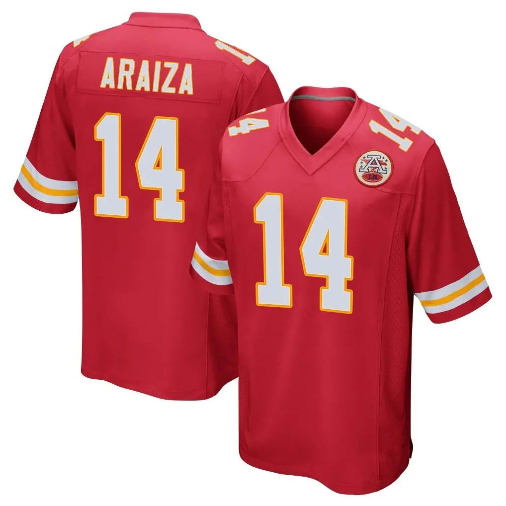 KC.Chiefs #14 Matt Araiza Player Red Home Game Odoa Stitched Jerseys
