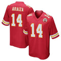 KC.Chiefs #14 Matt Araiza Player Red Home Game Odoa Stitched Jerseys