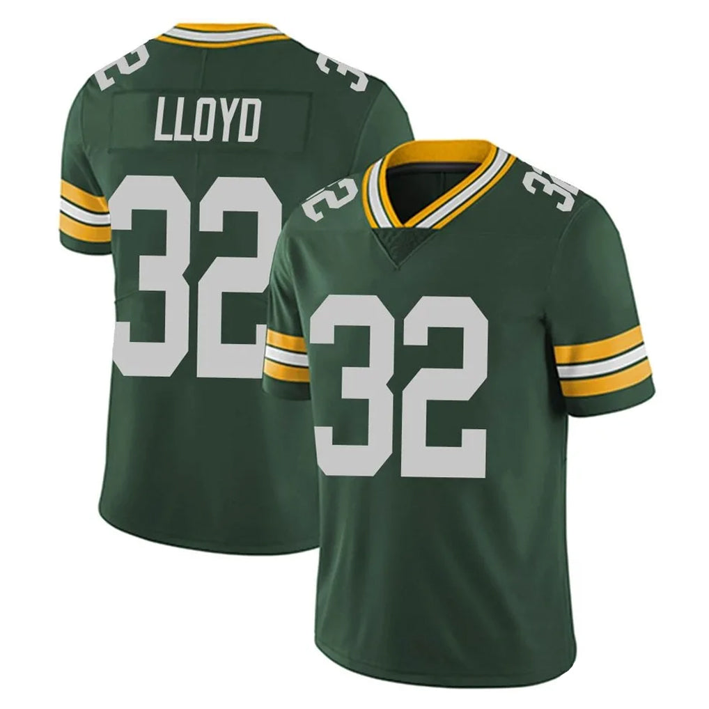 GB.Packers #32 MarShawn Lloyd Player Green Vapor Untouchable Limited Home Game Odoa Stitched Jerseys