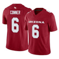 A.Cardinals #6 James Conner Player Cardinal Vapor F.U.S.E. Limited Home Game Odoa Stitched Jerseys
