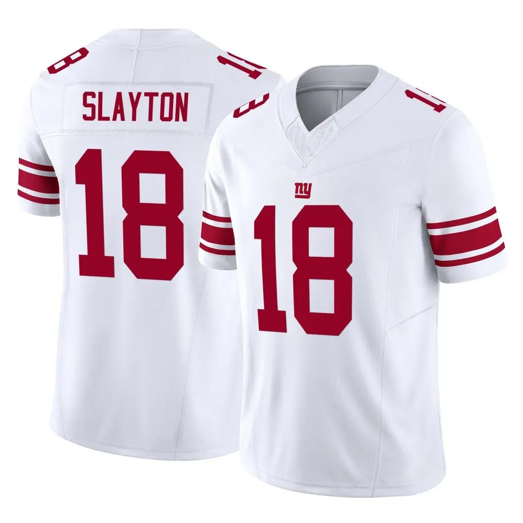 NY.Giants #18 Darius Slayton Player White Limited Vapor F.U.S.E. Home Game Odoa Stitched Jerseys