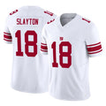 NY.Giants #18 Darius Slayton Player White Limited Vapor F.U.S.E. Home Game Odoa Stitched Jerseys
