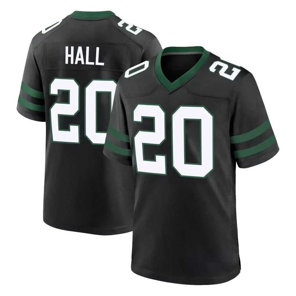 NY.Jets #20 Breece Hall Player Black Legacy Home Game Odoa Stitched Jerseys