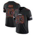 D.Broncos #93 D.J. Jones Player Black Impact Limited Game Odoa Stitched Jerseys