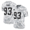 LA.Chargers #93 Teair Tart Player Arctic Camo Salute To Service Limited Game Odoa Stitched Jerseys