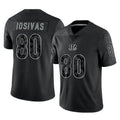 C.Bengals #80 Andrei Iosivas Player Black Reflective Limited Game Odoa Stitched Jerseys