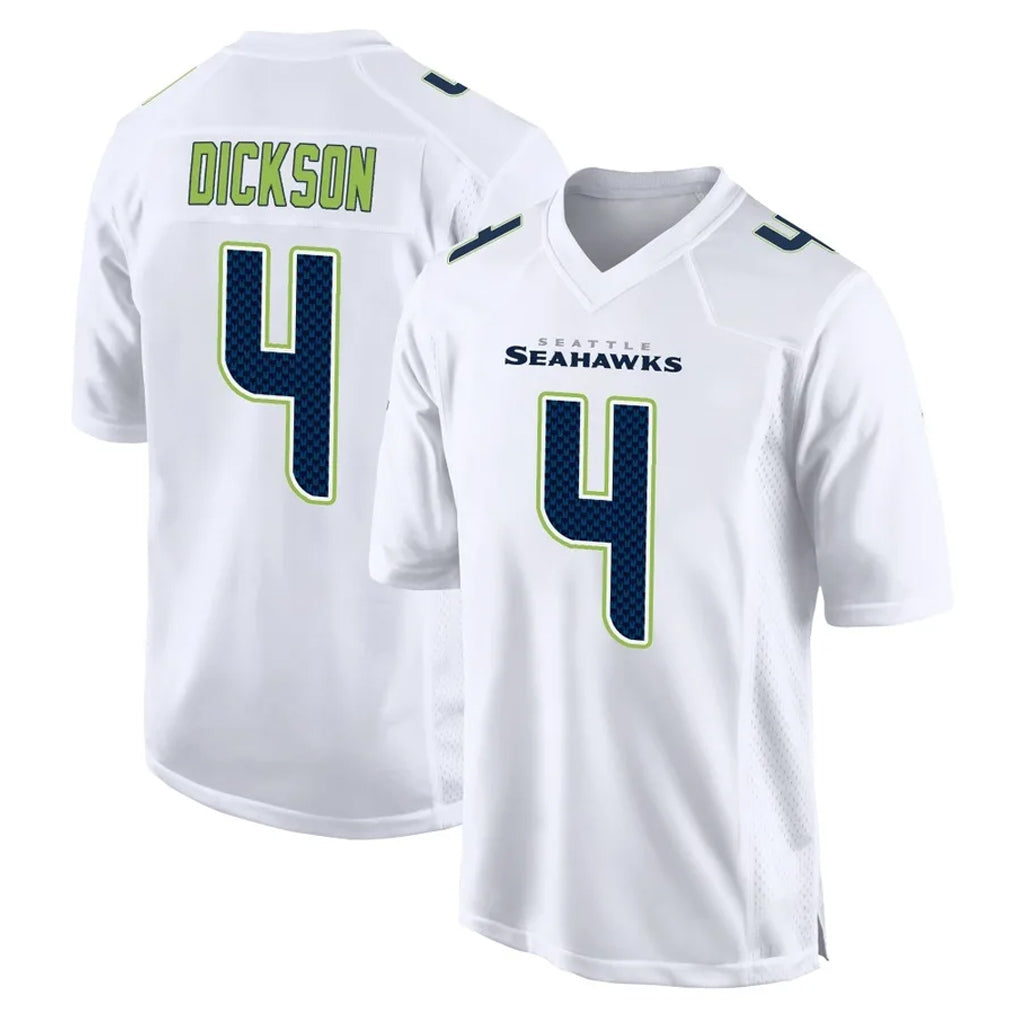 S.Seahawks #4 Michael Dickson Player White Tundra Fashion Home Game Odoa Stitched Jerseys
