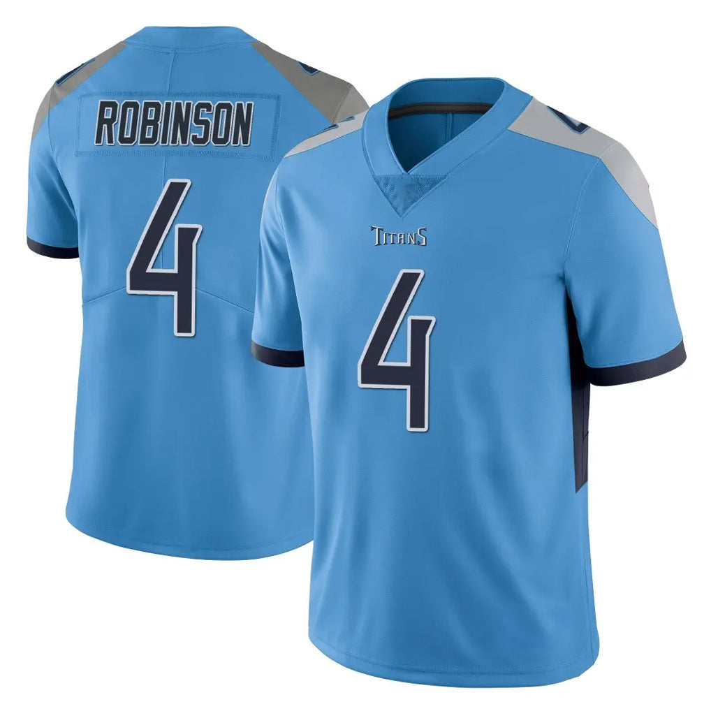 T.Titans #4 Wan'Dale Robinson Player Light Blue Limited Vapor Untouchable Home Game Odoa Stitched Jerseys