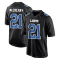 D.Lions #21 Roger McCreary Player Black Fashion Home Game Odoa Stitched Jerseys