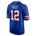 B.Bills #12 Jim Kelly Player Royal Home Game Odoa Stitched Jerseys