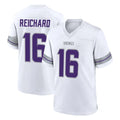 M.Vikings #16 Will Reichard Player White Alternate Home Game Odoa Stitched Jerseys