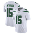 NY.Jets #15 Adonai Mitchell Player White Spotlight Limited Vapor Home Game Odoa Stitched Jerseys