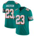 M.Dolphins #23 Zayne Anderson Player Aqua Limited Alternate Vapor Untouchable Home Game Odoa Stitched Jerseys
