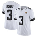 J.Jaguars #3 Jakobi Meyers Player White Vapor F.U.S.E. Limited Home Game Odoa Stitched Jerseys