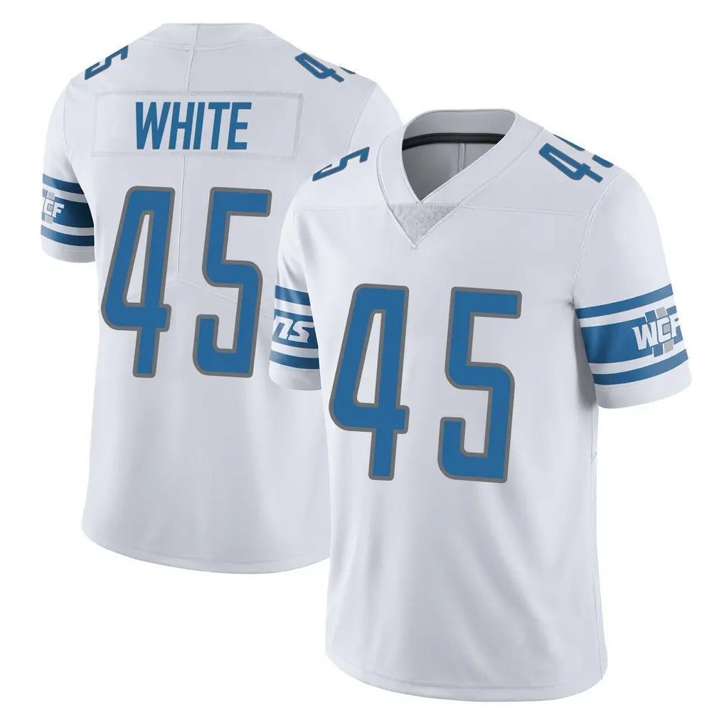 D.Lions #45 Devin White Player White Limited Vapor Untouchable Home Game Odoa Stitched Jerseys