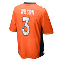 Odoa D.Broncos #3 Russell Wilson Orange Game Jersey