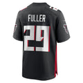 Odoa A.Falcons #29 Jordan Fuller Black Team Game Jersey