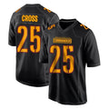 W.Commanders #25 Nick Cross Player Black Carbon Fashion Home Game Odoa Stitched Jerseys