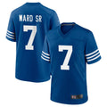 IN.Colts #7 Charvarius Ward Sr. Player Royal Limited Home Game Odoa Stitched Jerseys