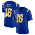 LA.Chargers #16 J.K. Scott Player Royal Limited Vapor Home Game Odoa Stitched Jerseys