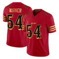 SF.49ers #54 Fred Warner Player Red Rivalries Vapor Limited Home Game Odoa Stitched Jerseys