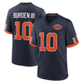 C.Bears #10 Luther Burden III Player Navy 2026 Rivalries Collection Home Game Odoa Stitched Jerseys
