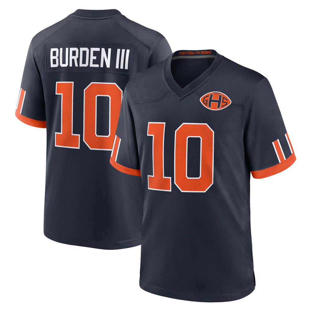 C.Bears #10 Luther Burden III Player Navy 2026 Rivalries Collection Home Game Odoa Stitched Jerseys