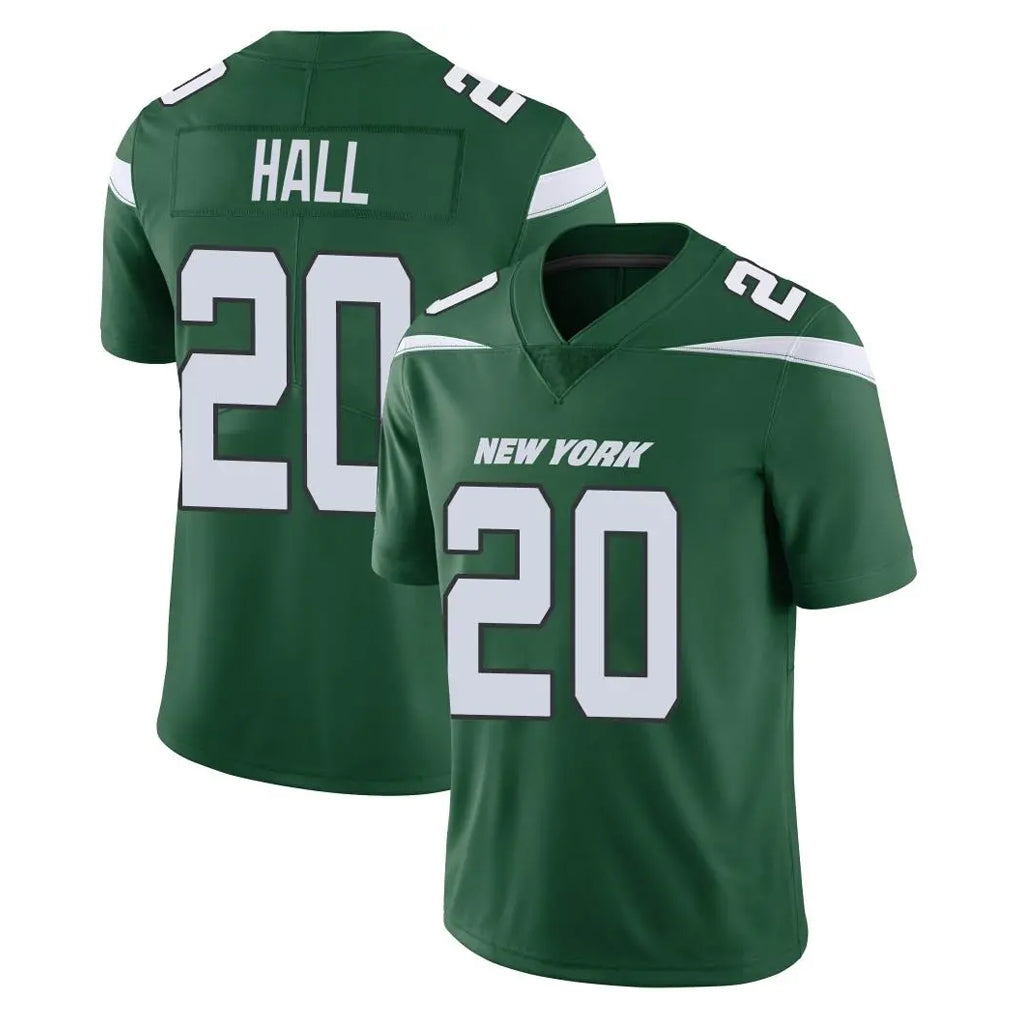 NY.Jets #20 Breece Hall Player Green Limited Vapor Home Game Odoa Stitched Jerseys