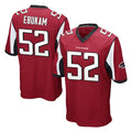 A.Falcons #52 Samson Ebukam Player Red Color Vapor Home Game Odoa Stitched Jerseys